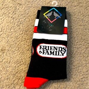 Black and Red Casual Socks